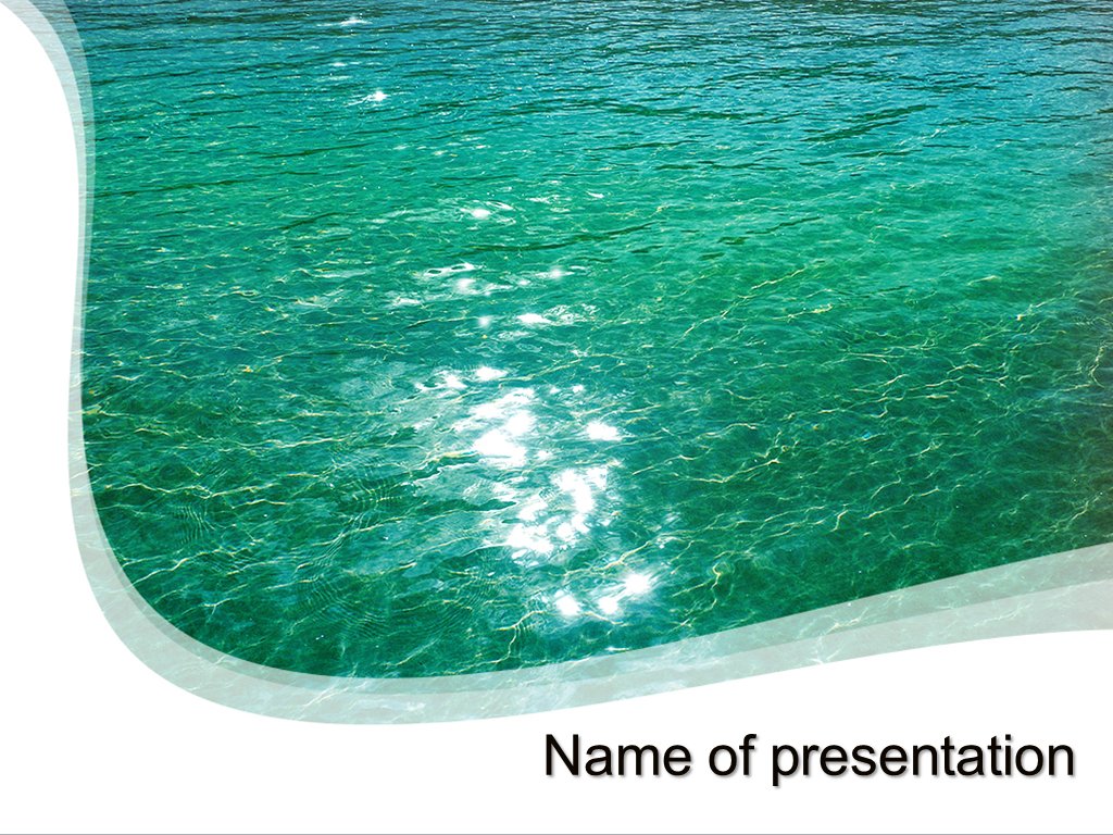 Big Sea powerpoint template presentation