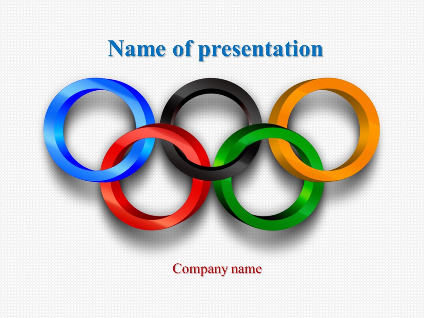 free olympic results powerpoint templates presentation